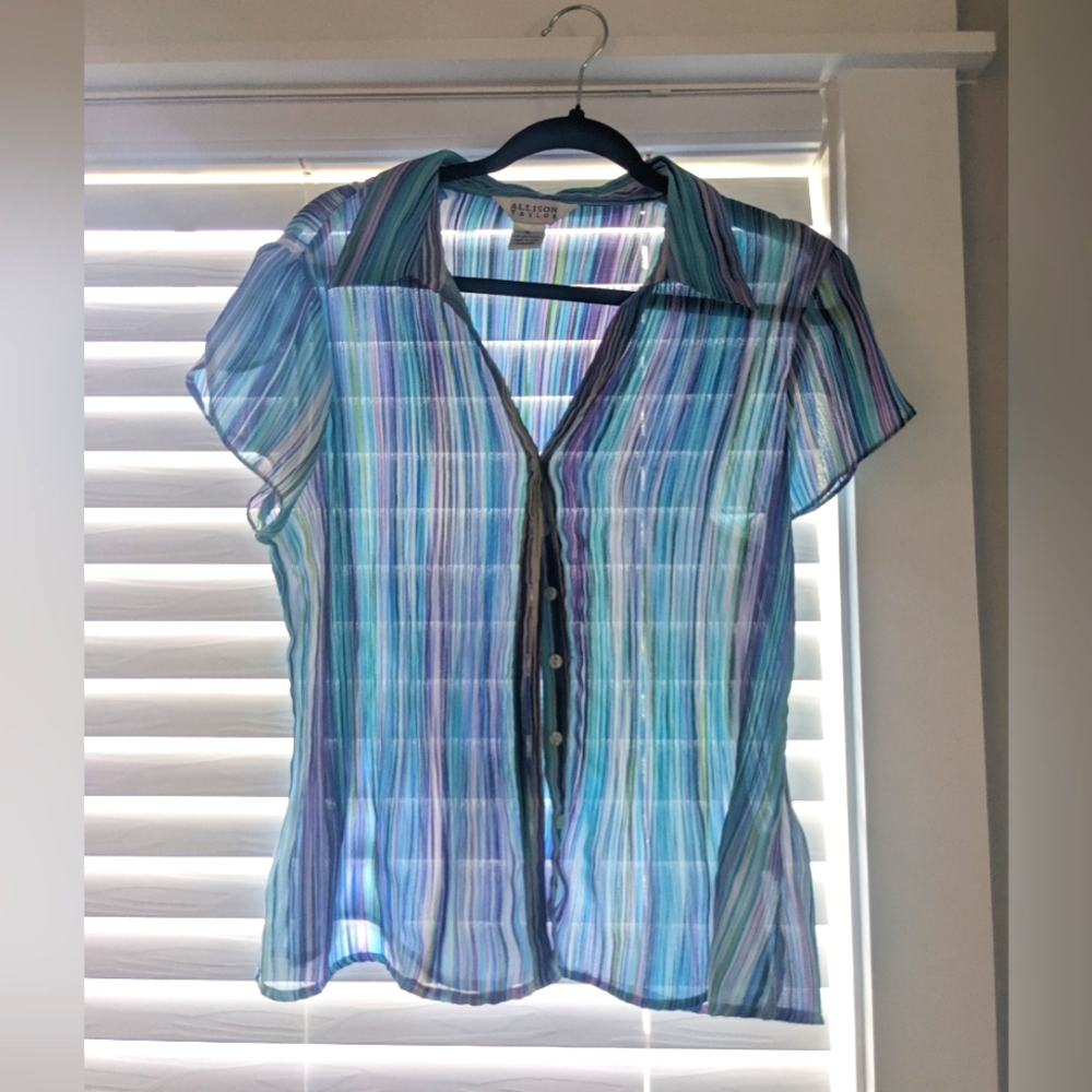[SOLD] Vintage Striped Button Down